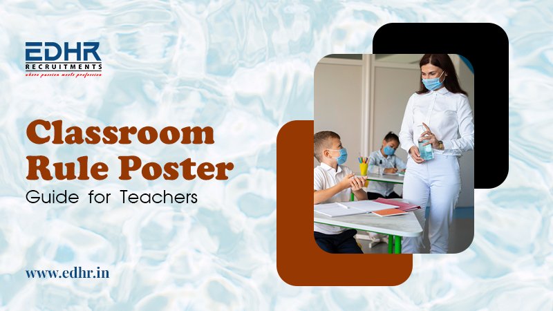 Classroom Rule Poster Guide for Teachers by EDHR